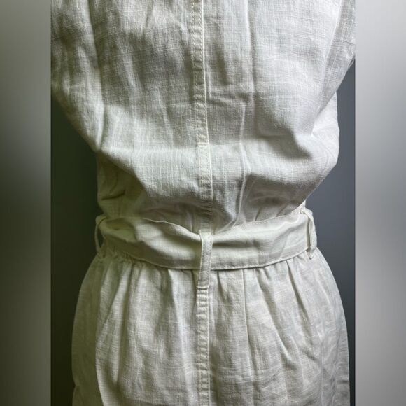 J.Crew Zip-front linen-blend dress NWT Size 0 - Picture 11 of 11